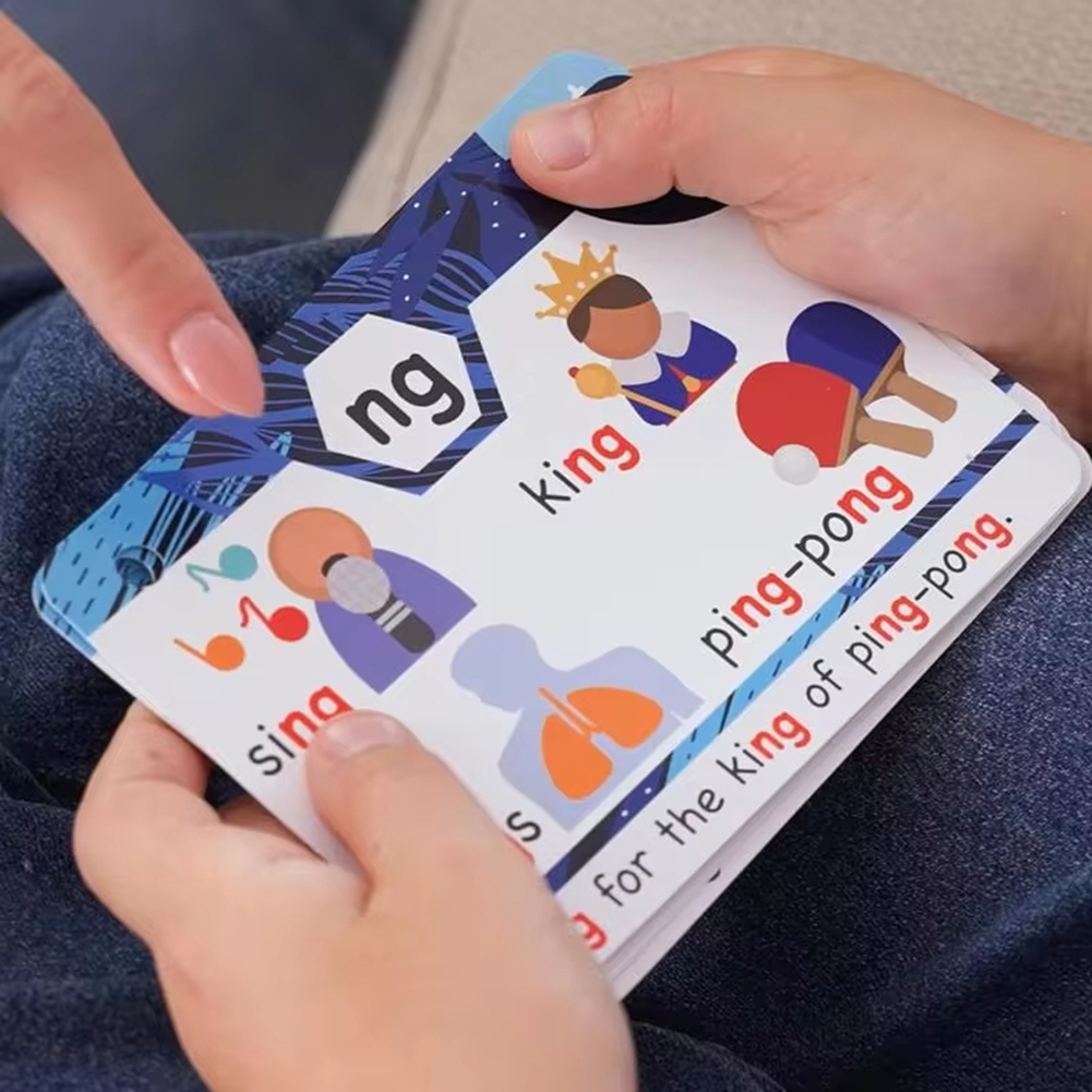Phonics Card Game - ROSQ Phonics Sight Words Kartu Flash