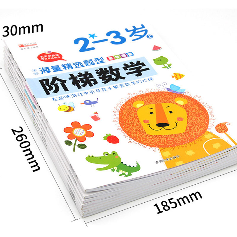Kids Early Education Books - Buku Kerja Matematika Langkah-demi-Langkah untuk Anak