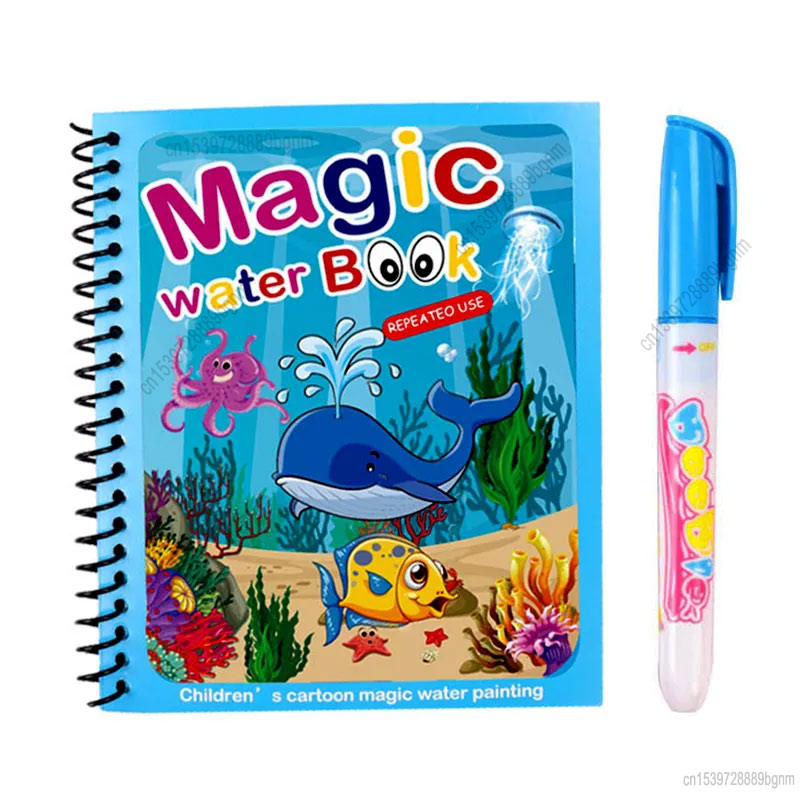 Kids Education Books - Buku Mewarnai Lukisan Air Ajaib Kartun