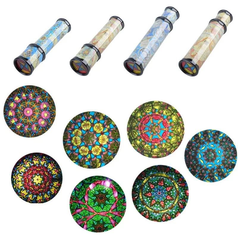 Kids Education World - Kacamata Kaleidoskop Ajaib Kaleidoskop Rotasi Terukur