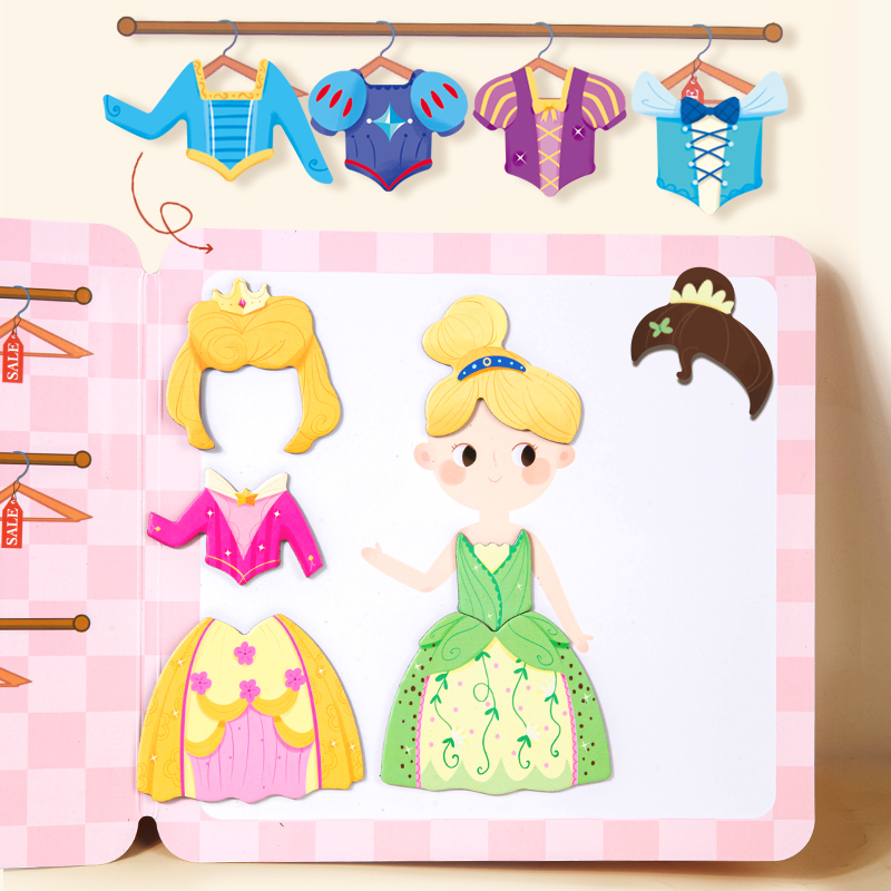 Kids Early Education Books - Mainan anak magnetik buku yang tenang,