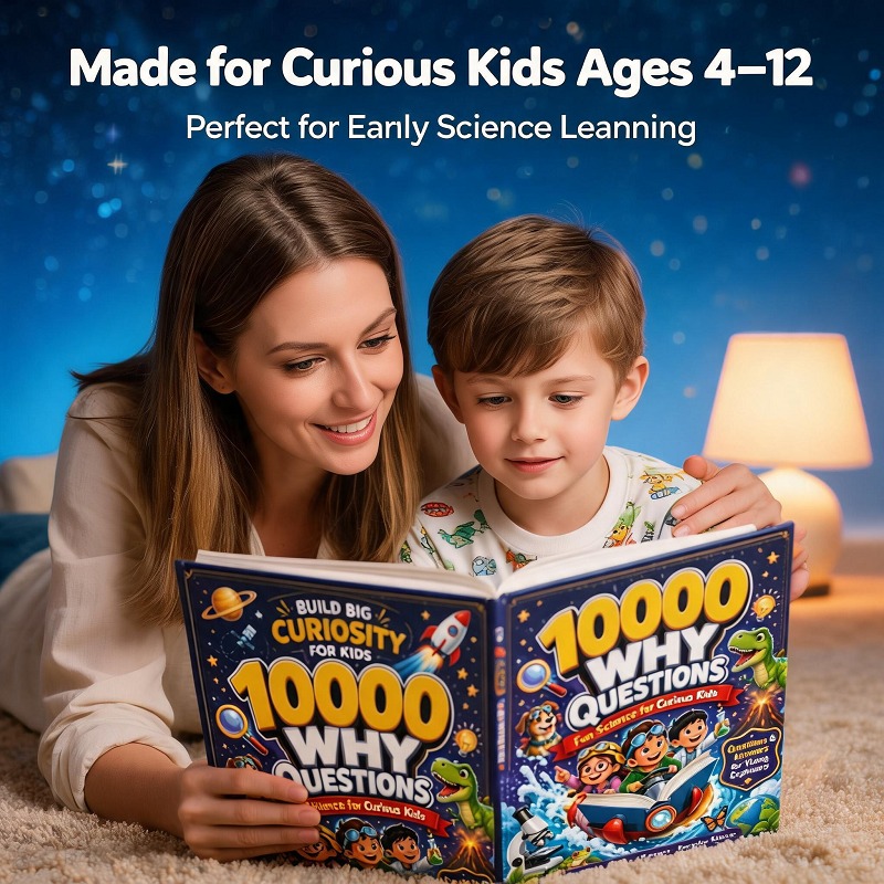 Kids Education Books - 10000 Mengapa Buku Ensiklopedia Sains Anak-Anak