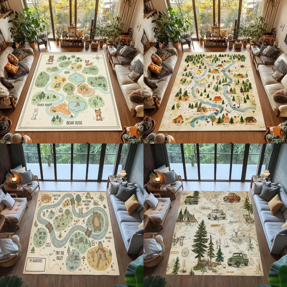 Kids Education World - Karpet Peta Dunia Interaktif untuk Anak-Anak