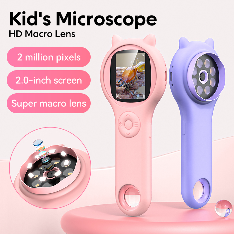 Kids Education World - Mikroskop Optik Anak Mini dengan Fungsi
