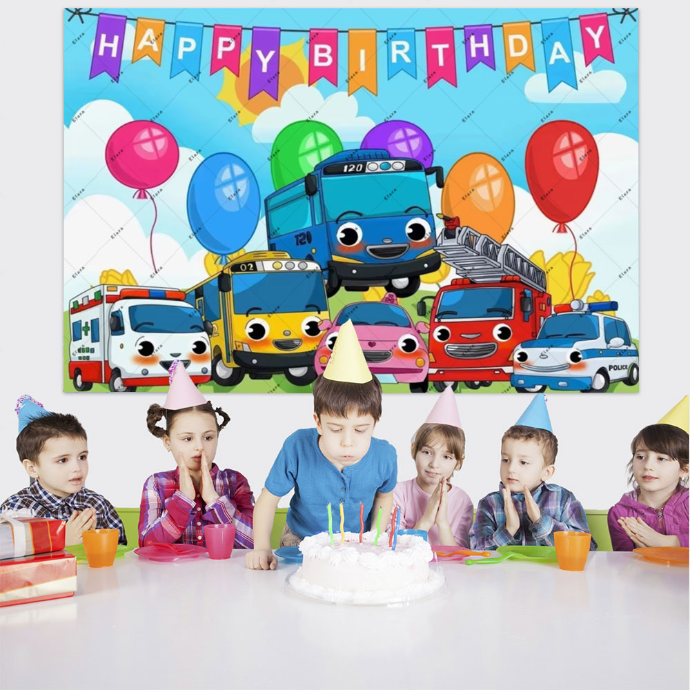 Kartun Anime Bus Kecil Anak-an - Background For Kids Education ulasan dan harga