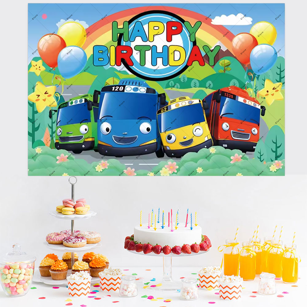 Kartun Anime Bus Kecil Anak-an - Background For Kids Education ulasan dan harga