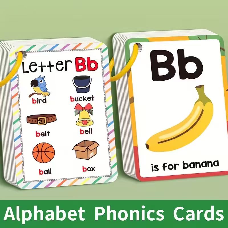 Kartu Flash Fonik Alfabet untu - Phonics Card Game ulasan dan harga
