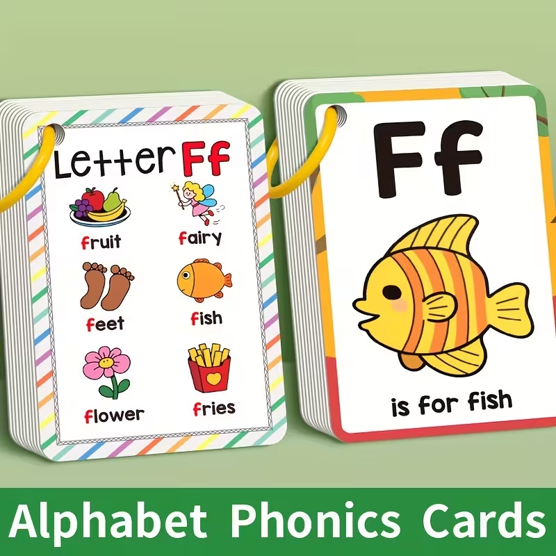 Kartu Flash Fonik Alfabet untu - Phonics Card Game ulasan dan harga