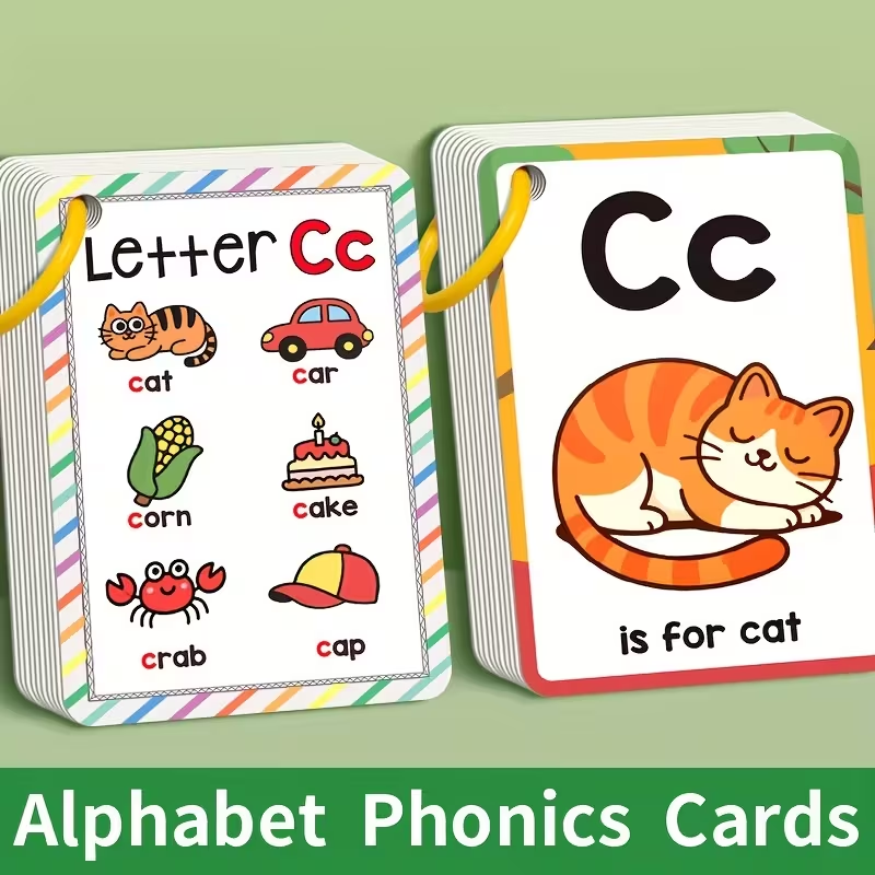 Kartu Flash Alfabet Phonics un - Phonics Card Game ulasan dan harga