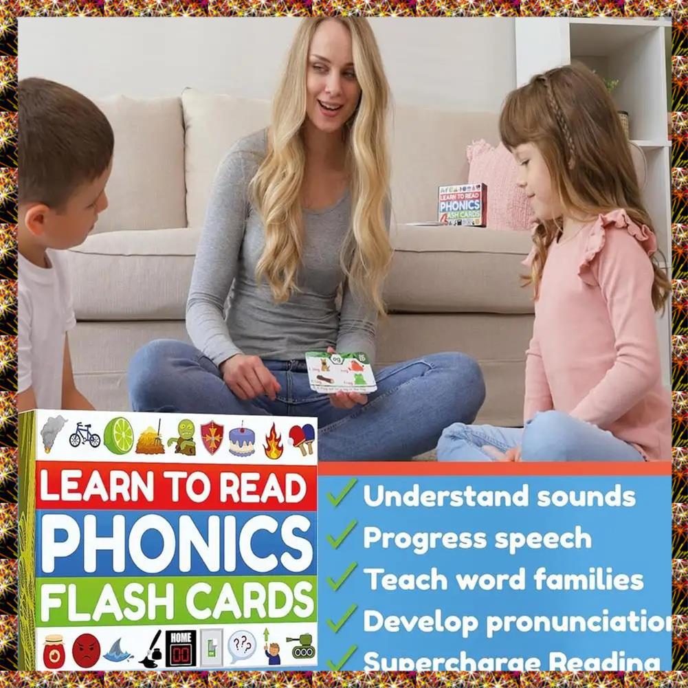Kartu Flash Kata Penglihatan P - Phonics Card Game ulasan dan harga