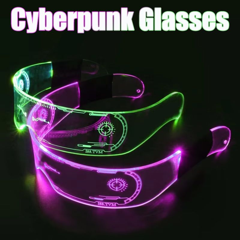 Kacamata LED Elektrik Cyberpun - English Kids Education ulasan dan harga