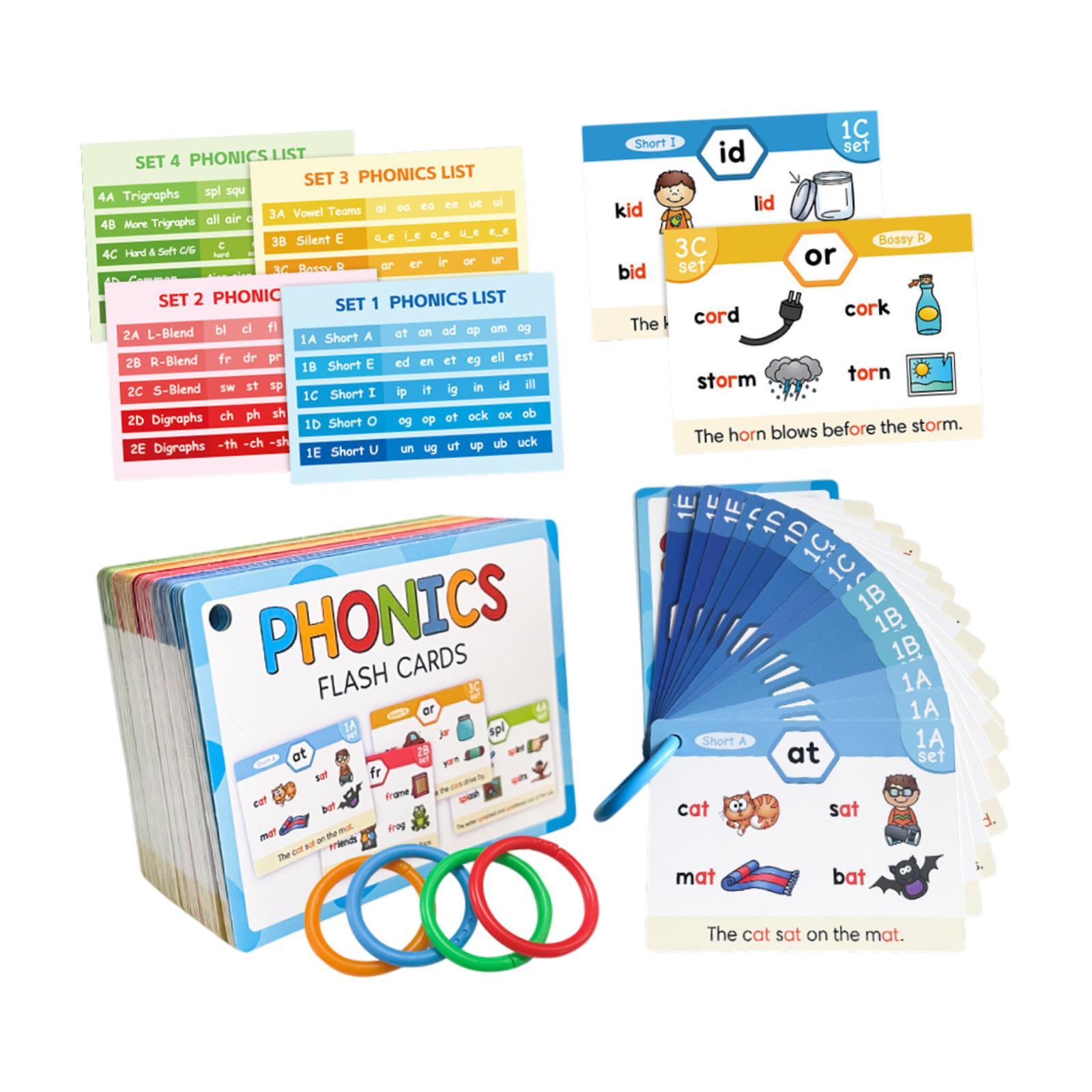Kartu Flash Phonics Edukatif u - Phonics Card Game ulasan dan harga