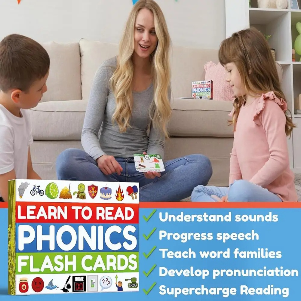 ABLJ Phonics Sight Words Kartu - Phonics Card Game ulasan dan harga