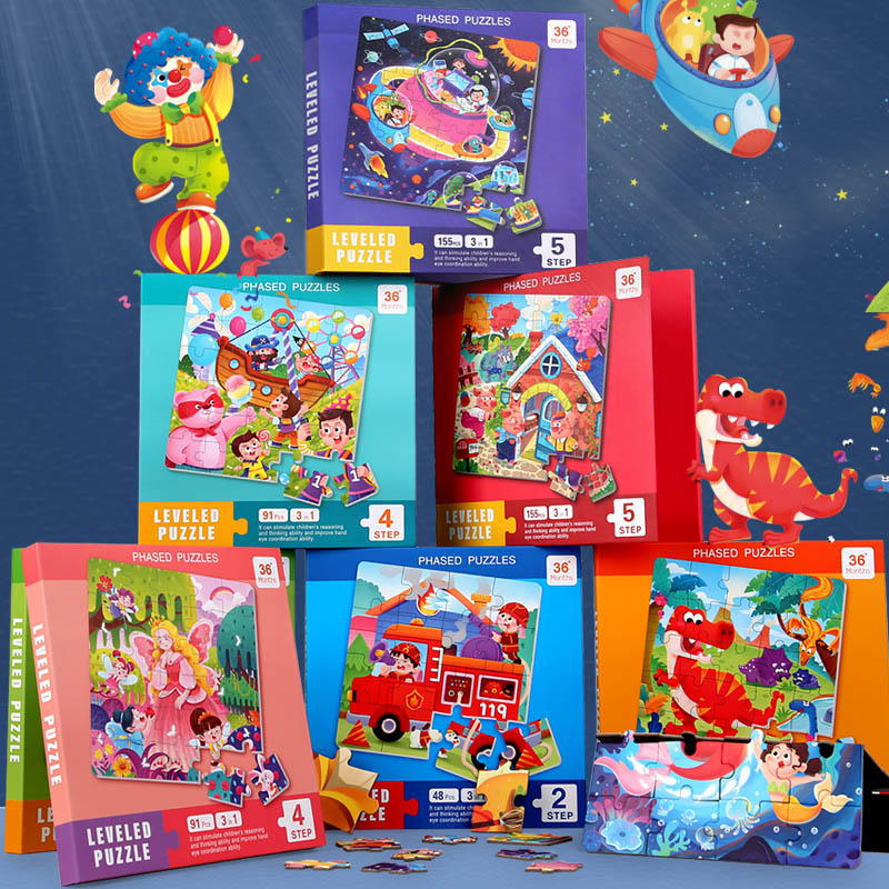 Puzzle Kayu Magnetik Anak-anak - Kids Education Books ulasan dan harga