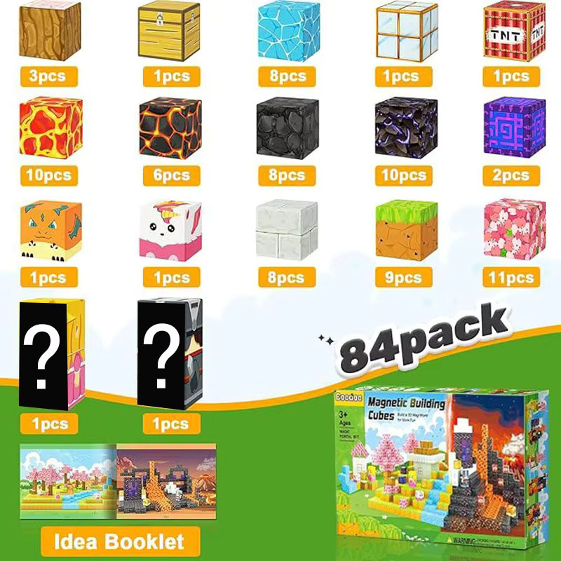 Balok Bangunan Magnetik Dunia  - Kids Education World ulasan dan harga