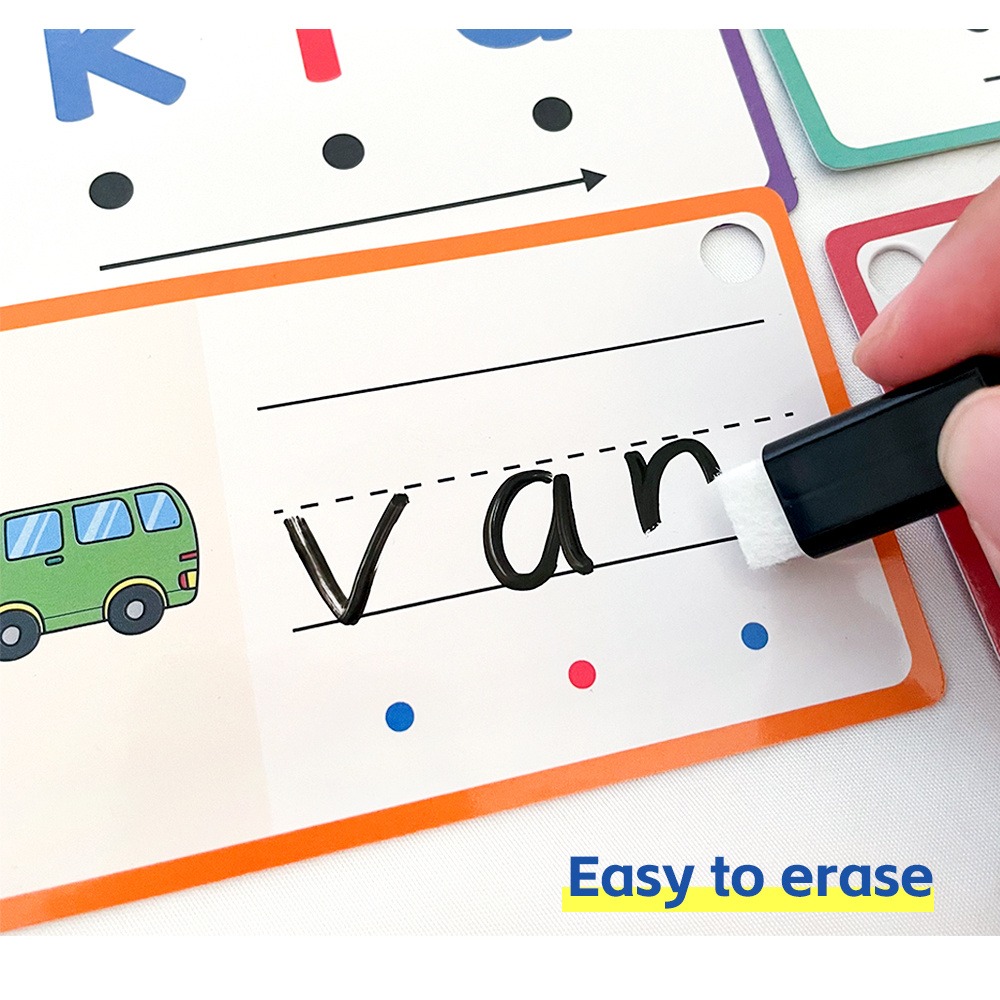 Kartu Flash Tulisan Tangan Pen - Phonics Card Game ulasan dan harga