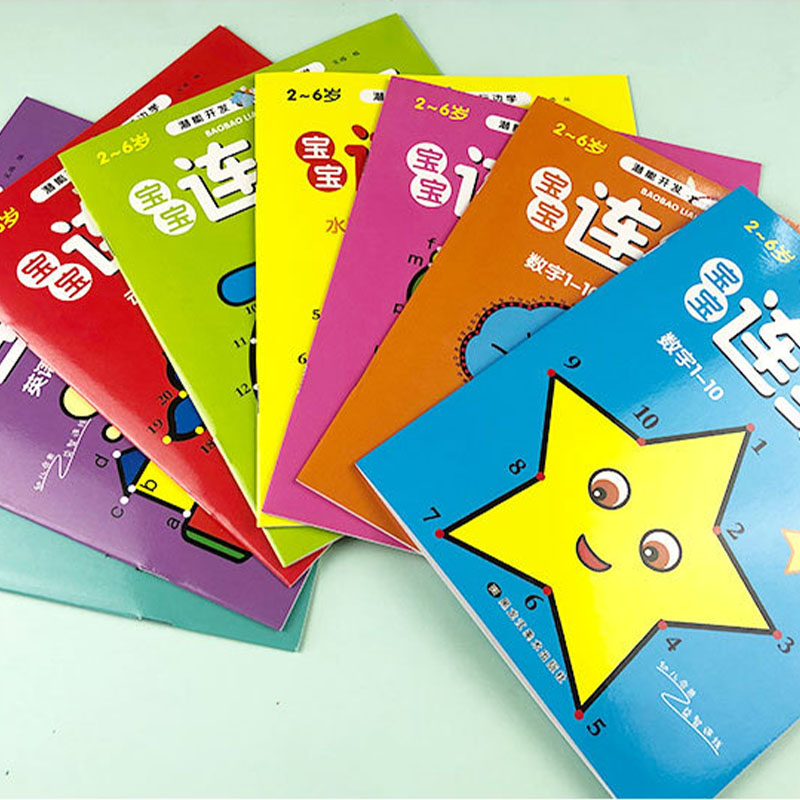 8 Buah Set Buku Mewarnai Anak- - Kids Early Education Books ulasan dan harga